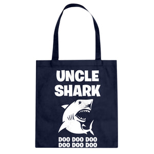 Uncle Shark Cotton Canvas Tote Bag