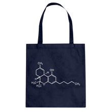 Tote THC Molecule Canvas Tote Bag