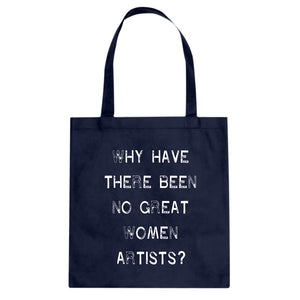 Tote No Great Women Artists Canvas Tote Bag