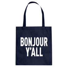 Tote Bonjour Yall Canvas Tote Bag