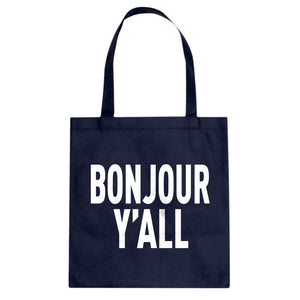 Tote Bonjour Yall Canvas Tote Bag