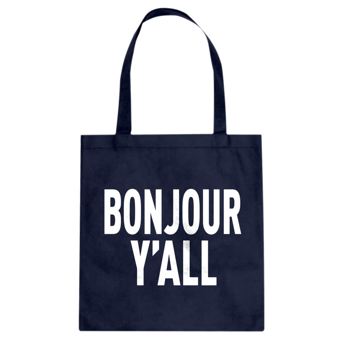 Tote Bonjour Yall Canvas Tote Bag