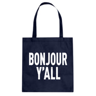 Tote Bonjour Yall Canvas Tote Bag