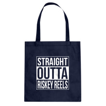 Straight Outta Riskey Reels Cotton Canvas Tote Bag