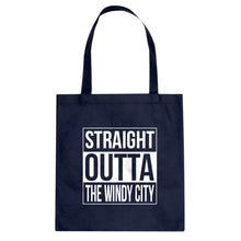 Straight Outta the Windy City Cotton Canvas Tote Bag