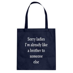 Tote Sorry ladies Canvas Tote Bag