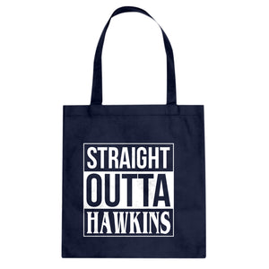Straight Outta Hawkins Cotton Canvas Tote Bag