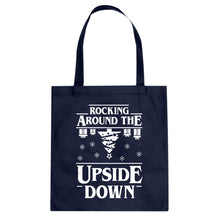 Rocking Around the Upside Down Cotton Canvas Tote Bag