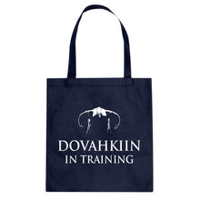 Dovahkiin in Training Cotton Canvas Tote Bag