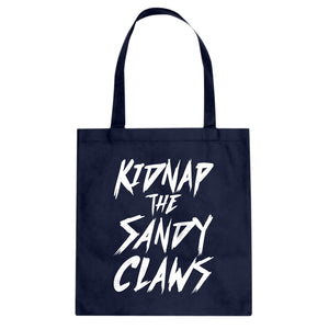 Kidnap the Sandy Claws Cotton Canvas Tote Bag