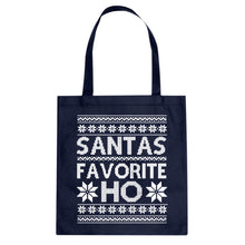 Tote Santas Favorite Ho Canvas Tote Bag