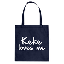 Keke Loves Me Cotton Canvas Tote Bag