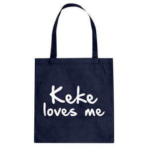 Keke Loves Me Cotton Canvas Tote Bag