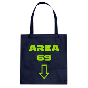 Area 69 Cotton Canvas Tote Bag