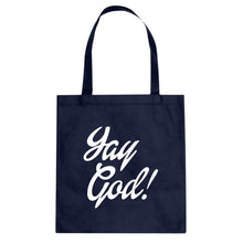 Yay God Cotton Canvas Tote Bag