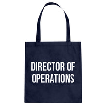 Director of Operations Cotton Canvas Tote Bag