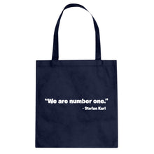 We are Number One Cotton Canvas Tote Bag