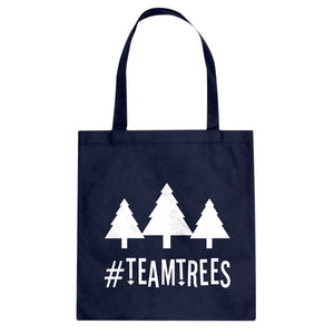 TEAM TREES Cotton Canvas Tote Bag