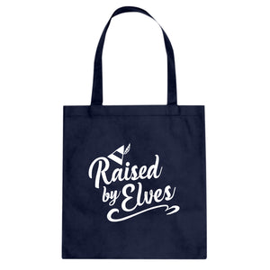 Raised by Elves Cotton Canvas Tote Bag
