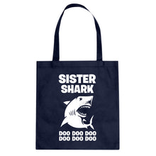 Sister Shark Cotton Canvas Tote Bag