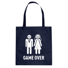 Game Over Cotton Canvas Tote Bag