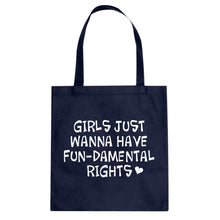 Tote Girls Wanna Have Fundamental Rights Canvas Tote Bag