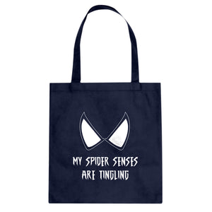 My Spider Senses are Tingling Cotton Canvas Tote Bag
