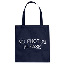 No Photos Please Cotton Canvas Tote Bag