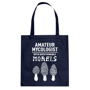 Questionable Morels Cotton Canvas Tote Bag