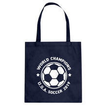 Women's World Cup Champions Cotton Canvas Tote Bag
