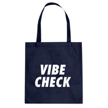 VIBE CHECK Cotton Canvas Tote Bag