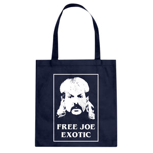 Free Joe Exotic Cotton Canvas Tote Bag