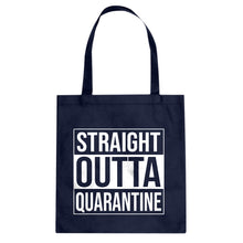 Straight Outta Quarantine Cotton Canvas Tote Bag