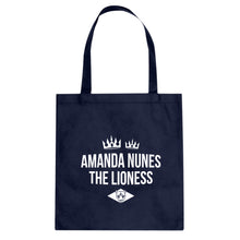 Amanda Nunes the Lioness Cotton Canvas Tote Bag