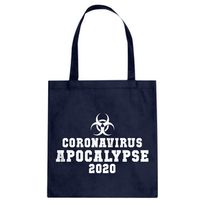 Coronavirus Apocalypse 2020 Cotton Canvas Tote Bag