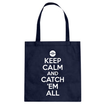 Tote Keep Calm and Catch em All! Canvas Tote Bag