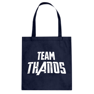 TEAM THANOS Cotton Canvas Tote Bag