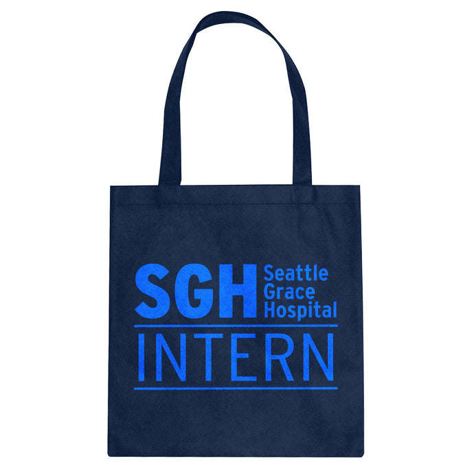 Tote Intern Seattle Grace Hospital Canvas Tote Bag