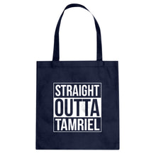 Straight Outta Tamriel Cotton Canvas Tote Bag