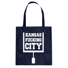Kansas Fucking City Cotton Canvas Tote Bag