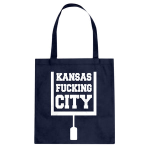 Kansas Fucking City Cotton Canvas Tote Bag