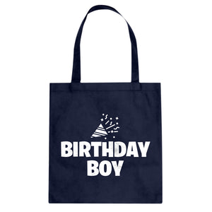 Birthday Boy Cotton Canvas Tote Bag