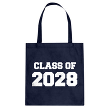 Class of 2028 Cotton Canvas Tote Bag