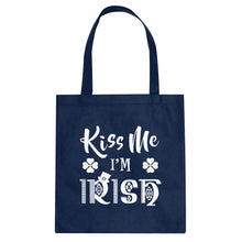 Tote Kiss Me I'm Irish Canvas Tote Bag