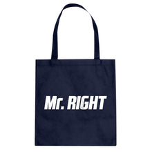 Tote Mr. Right Canvas Tote Bag