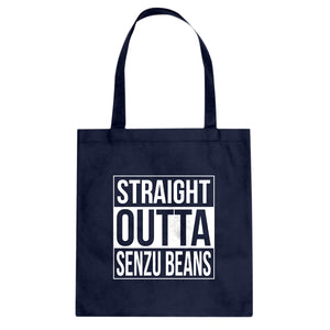 Straight Outta Senzu Beans Cotton Canvas Tote Bag