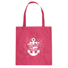 Tote Love is my Anchor Canvas Tote Bag