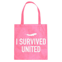 Tote I Survived United Canvas Tote Bag