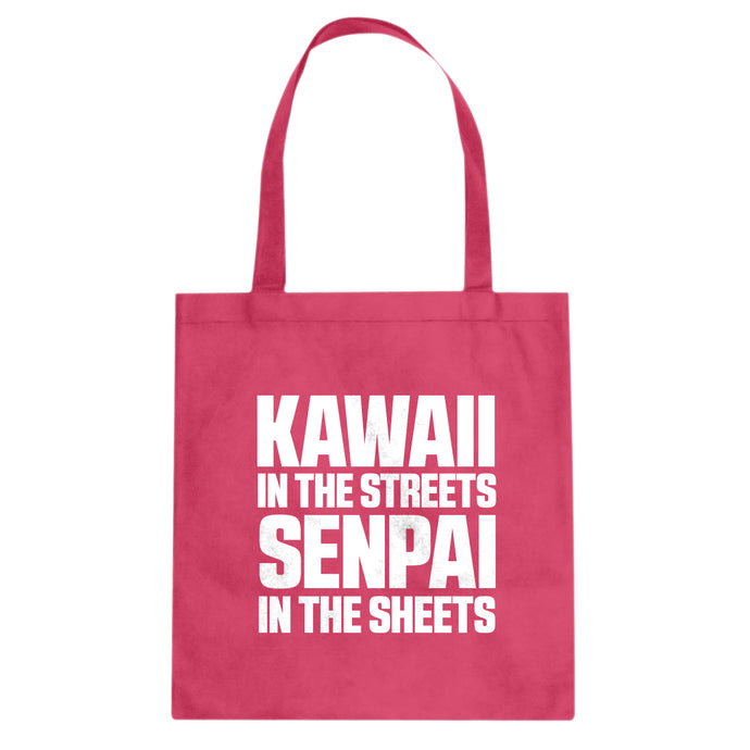 Tote Kawaii in the Streets Canvas Tote Bag