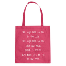 Tote 99 Bugs in the Code Canvas Tote Bag